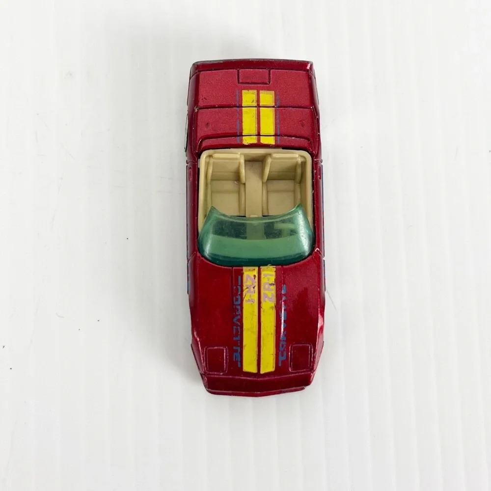Mattel Hot Wheels 83 Custom Corvette Red Model Toy Car